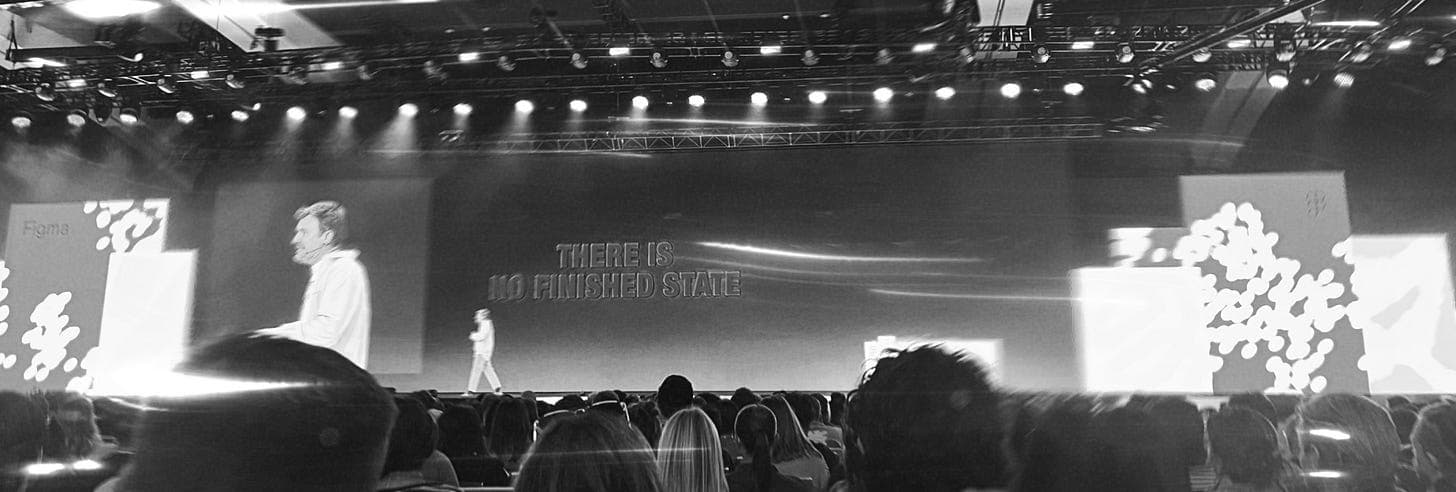 Brent on there is no finished state at Config 2026